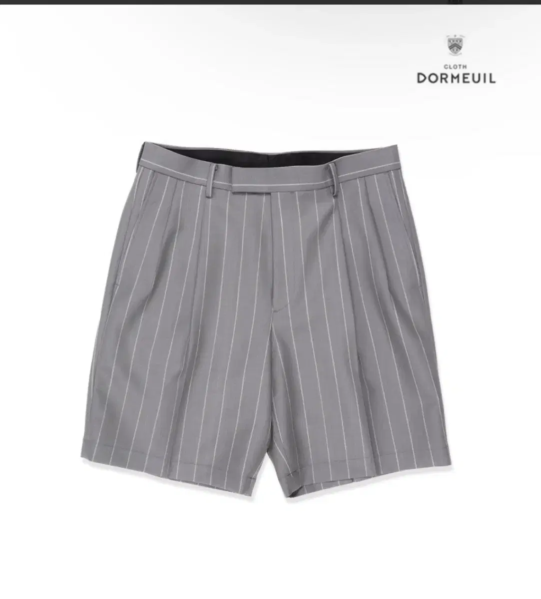 [L] 와코마리아 Dormeuil Double Pleated Short